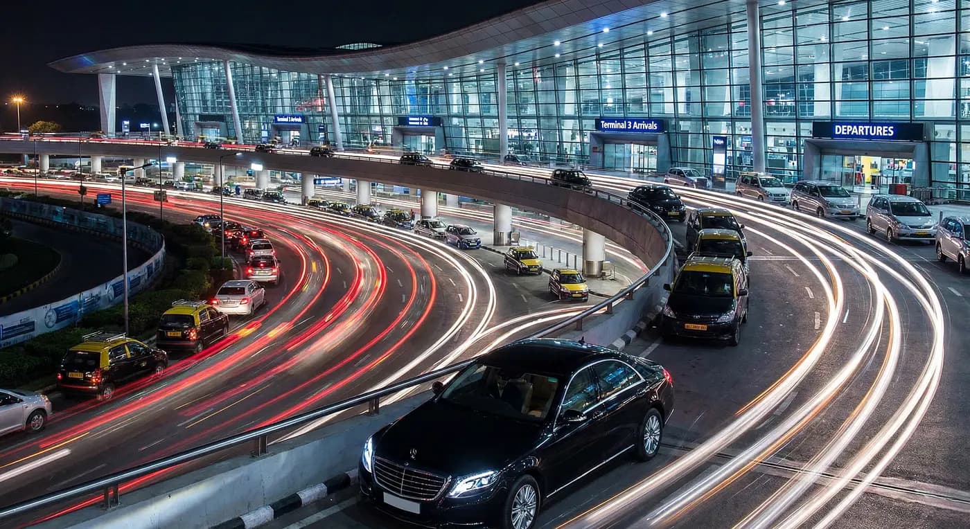 Premium chauffeur-driven airport transfer service in Delhi NCR