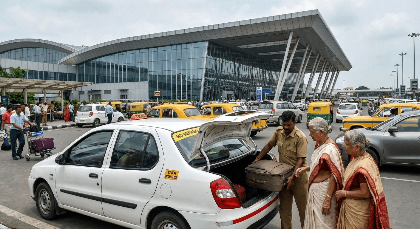 Luxury chauffeur-driven airport transfer service in Kolkata