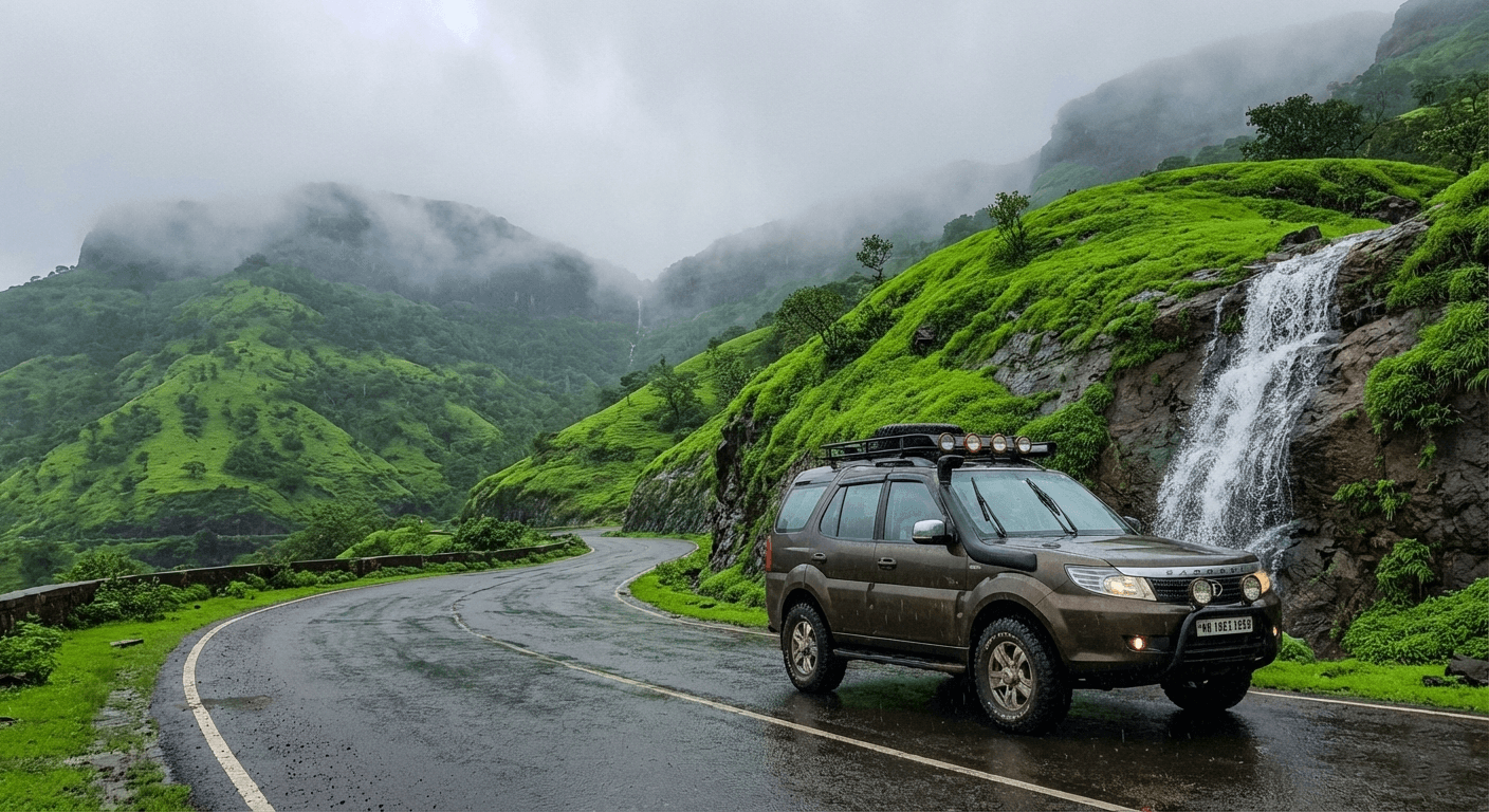 Outstation chauffeur-driven car rental from Pune