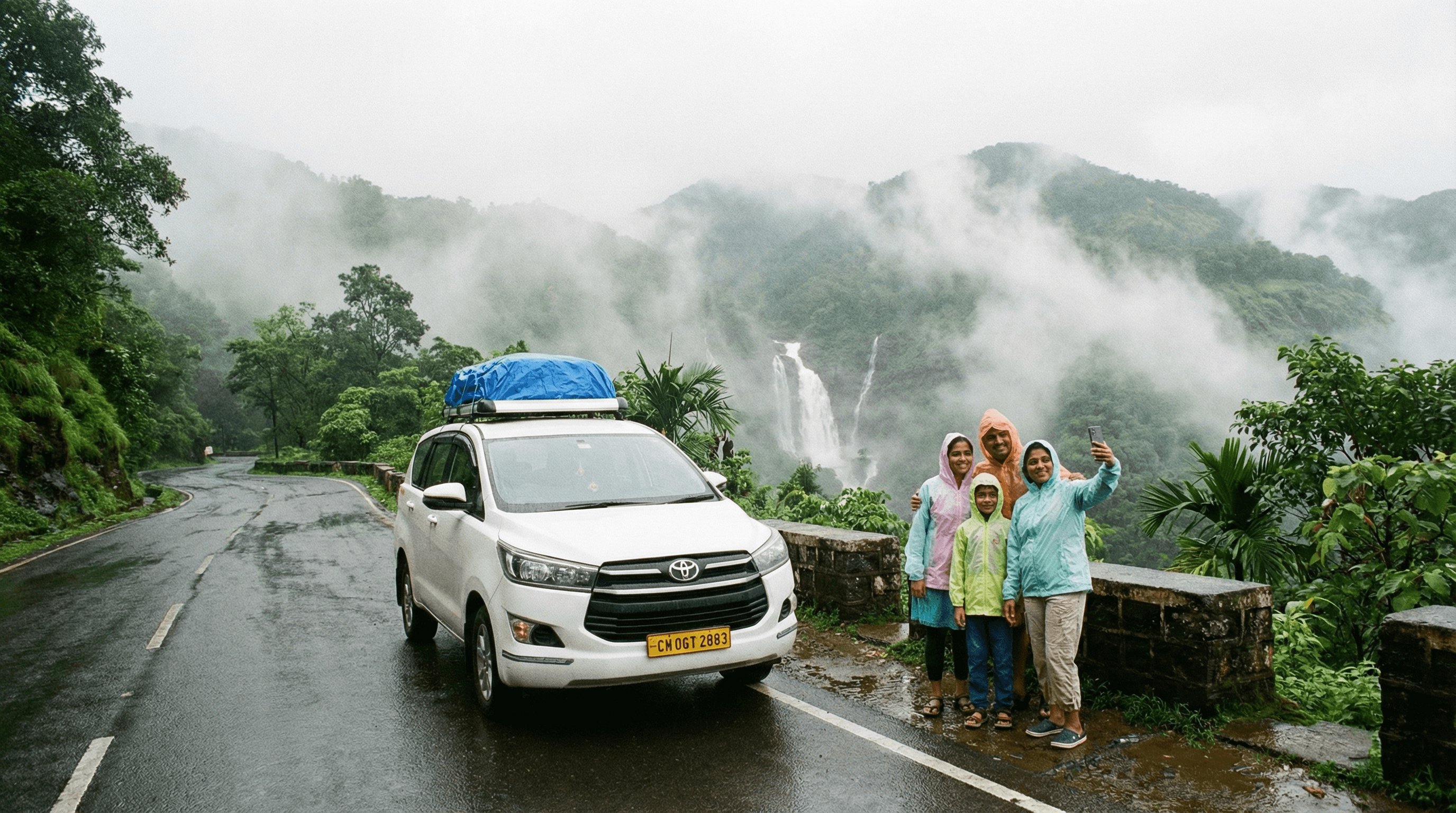 Outstation chauffeur-driven car rental from Bangalore