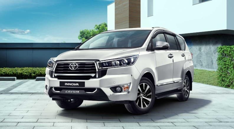 Innova Crysta chauffeur-driven vehicle