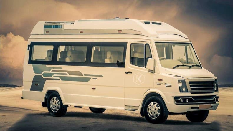 Tempo Traveller chauffeur-driven vehicle