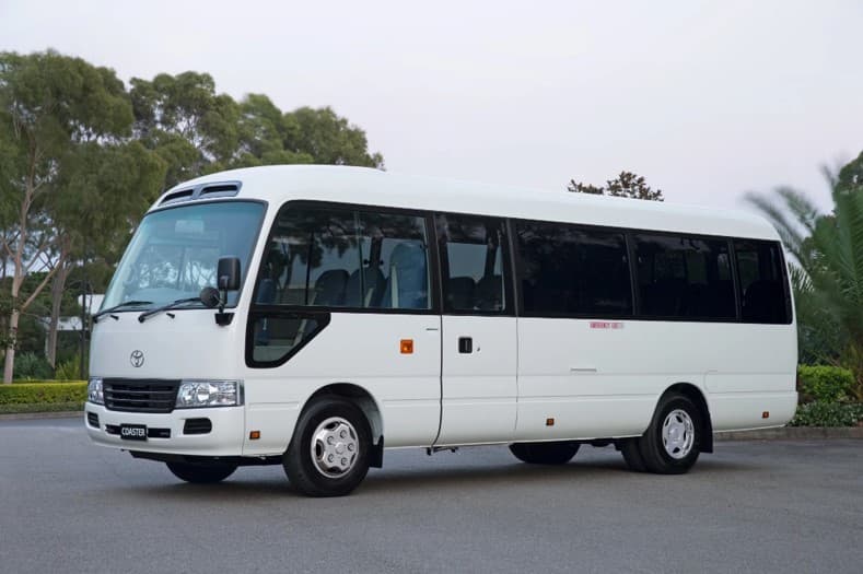 Toyota Coaster chauffeur-driven vehicle