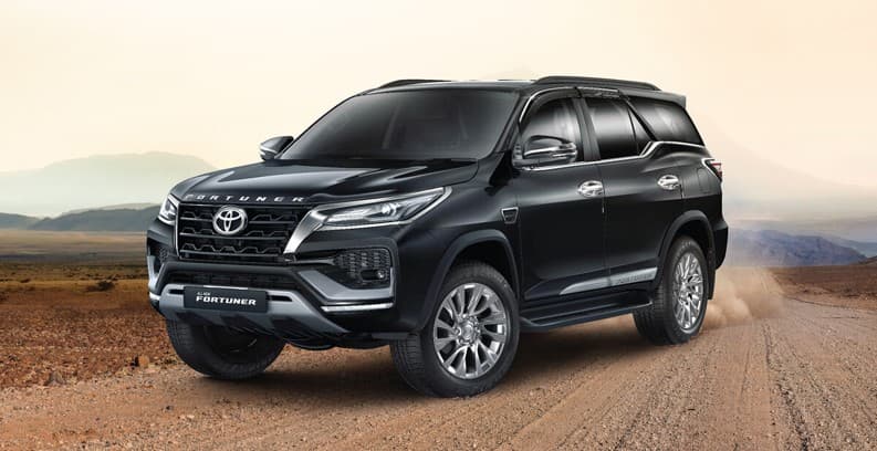 Toyota Fortuner chauffeur-driven vehicle
